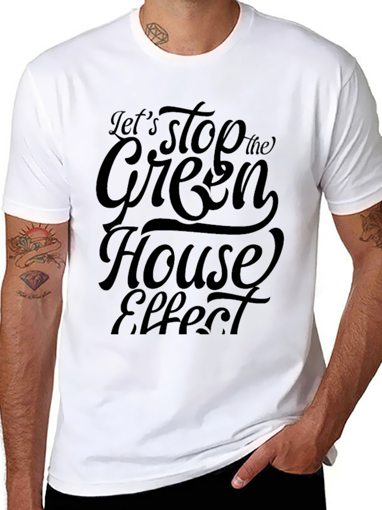 Stop the Greenhouse Effect Graphic Tee