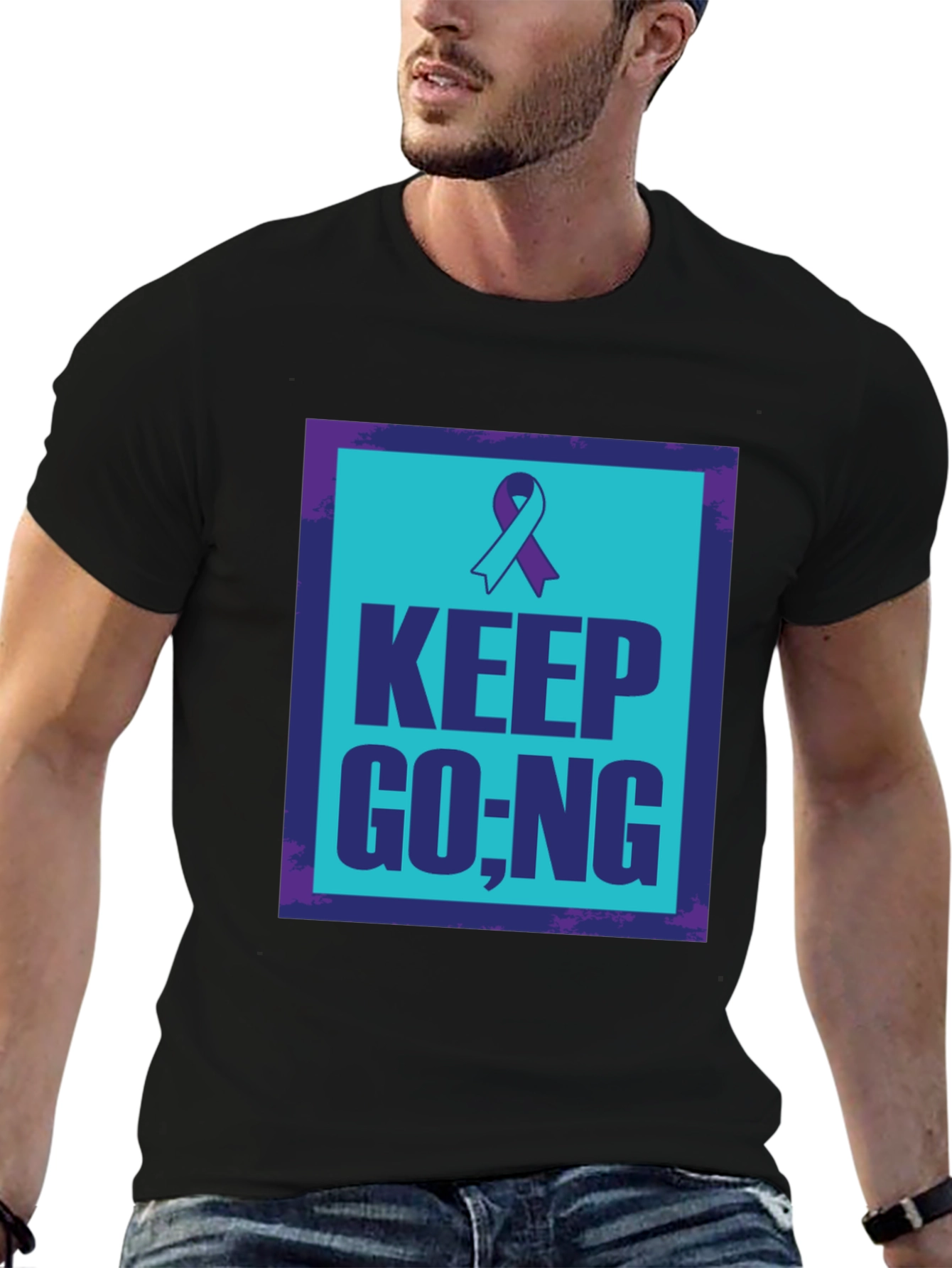 Keep Going Ribbon Graphic Tee