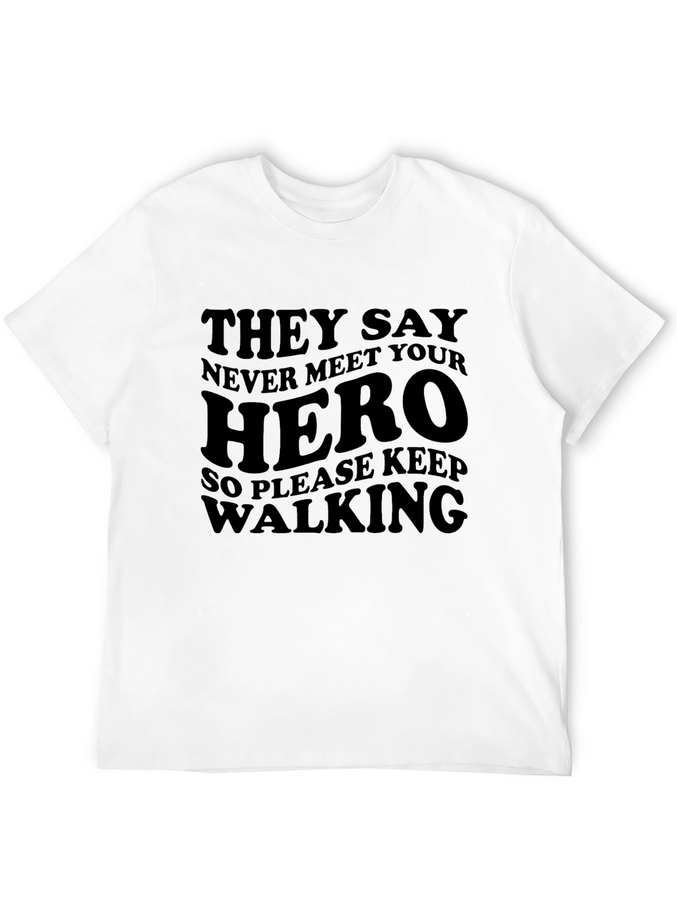 Sarcastic Hero Graphic Tee - Mens Black T-Shirt
