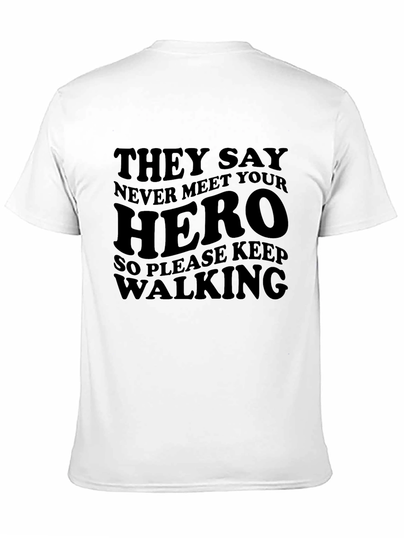 Sarcastic Hero Graphic Tee - Mens Black T-Shirt