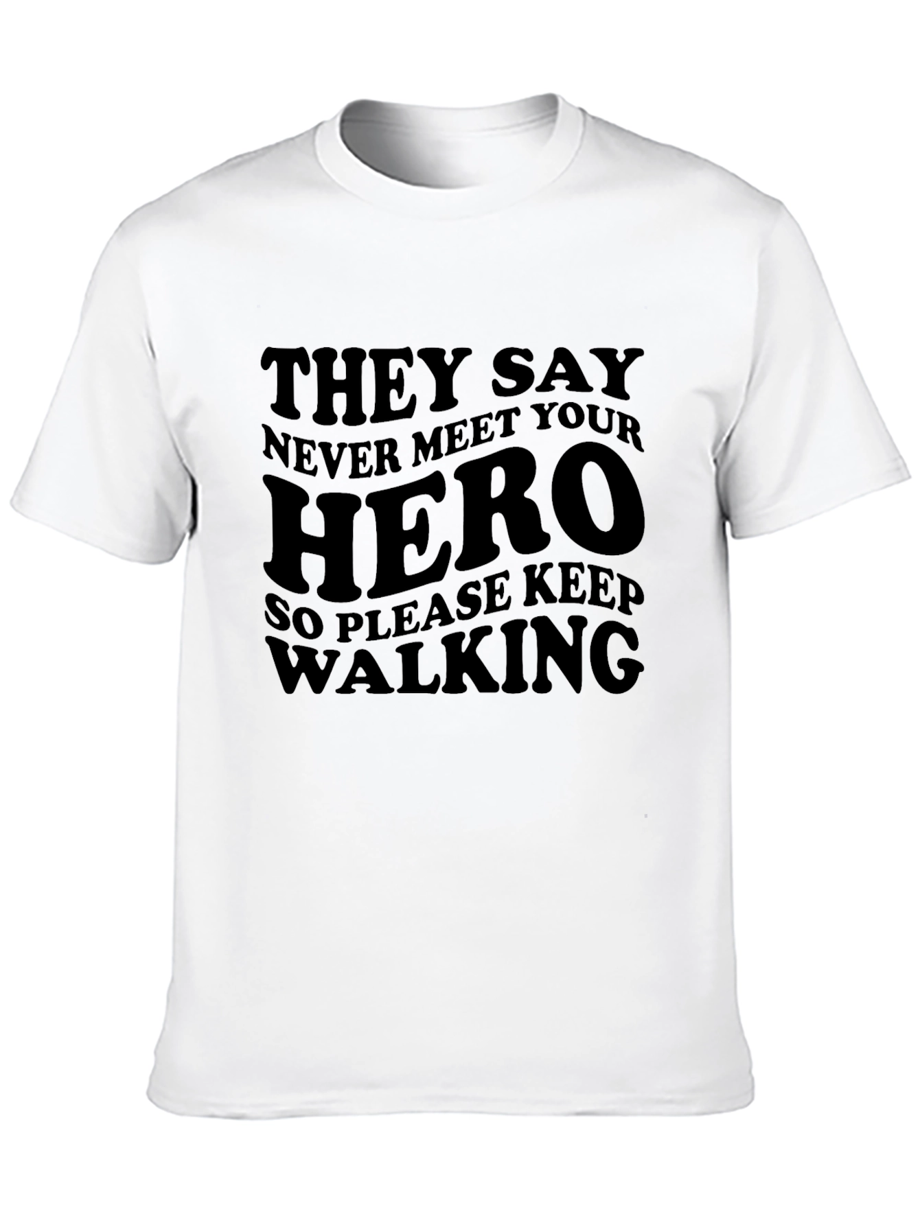 Sarcastic Hero Graphic Tee - Mens Black T-Shirt