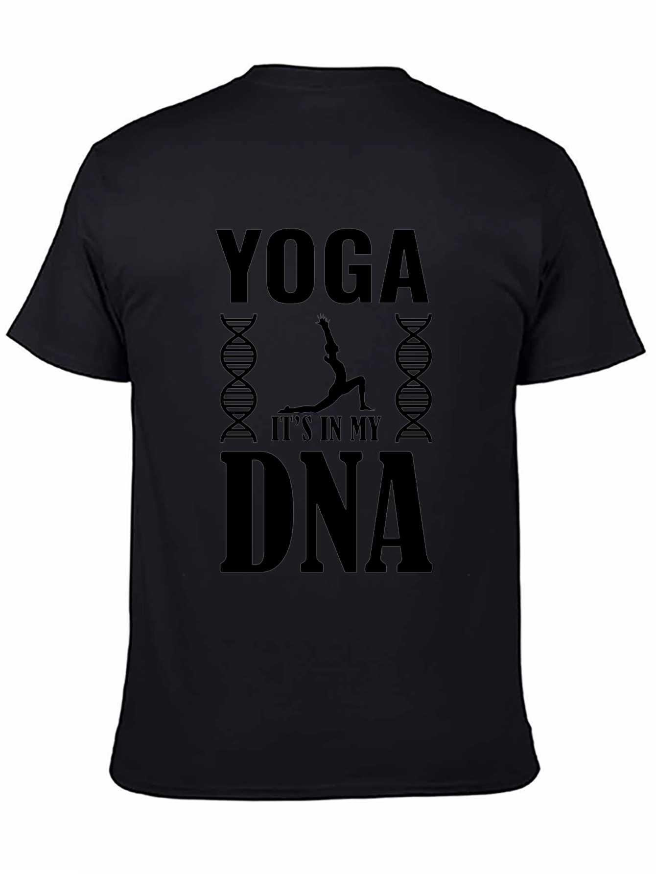 Yoga DNA Graphic Tee - Black