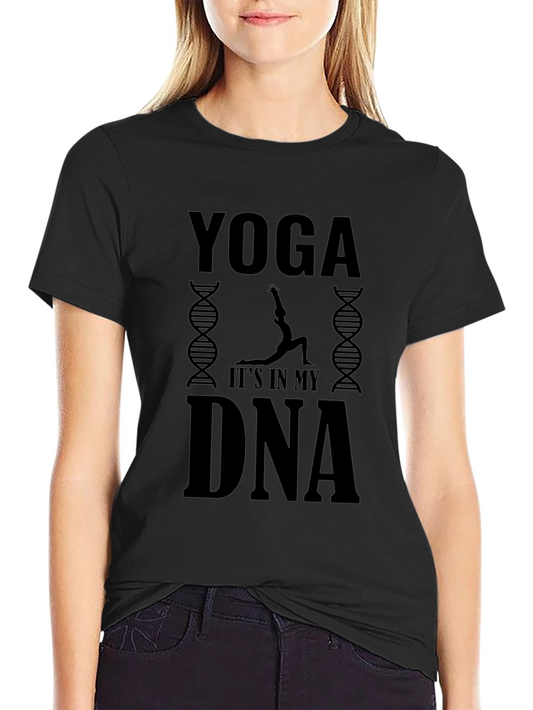 Yoga DNA Graphic Tee - Black