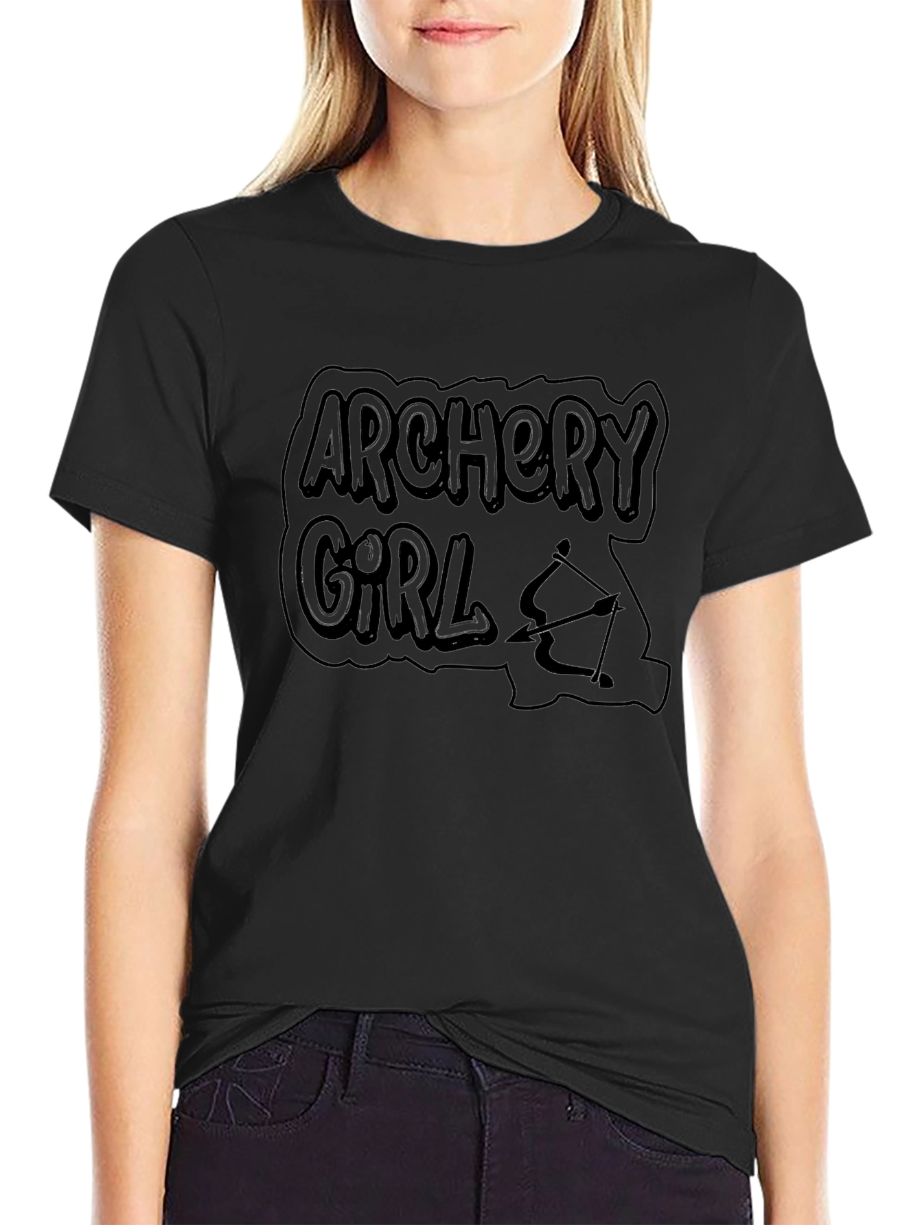 Archery Girl T-Shirt: Bow and Arrow Tee