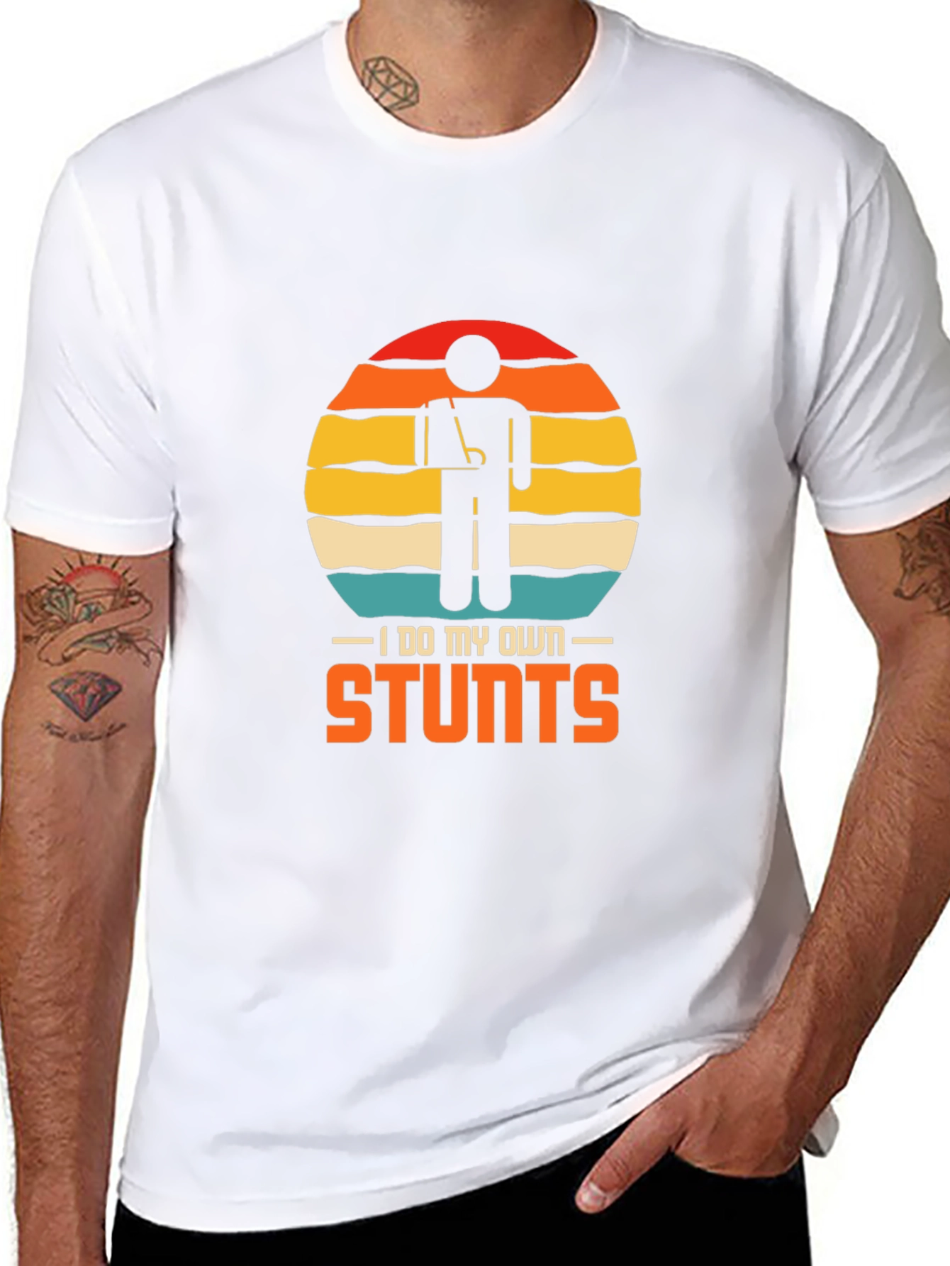 I Do My Own Stunts Graphic T-Shirt