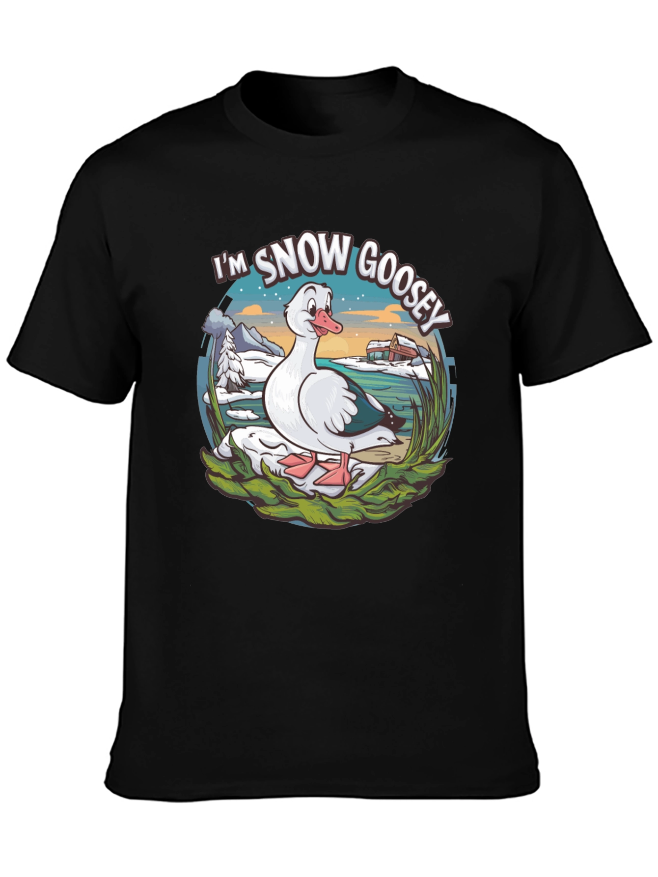 Im Snow Goosey Black T-Shirt
