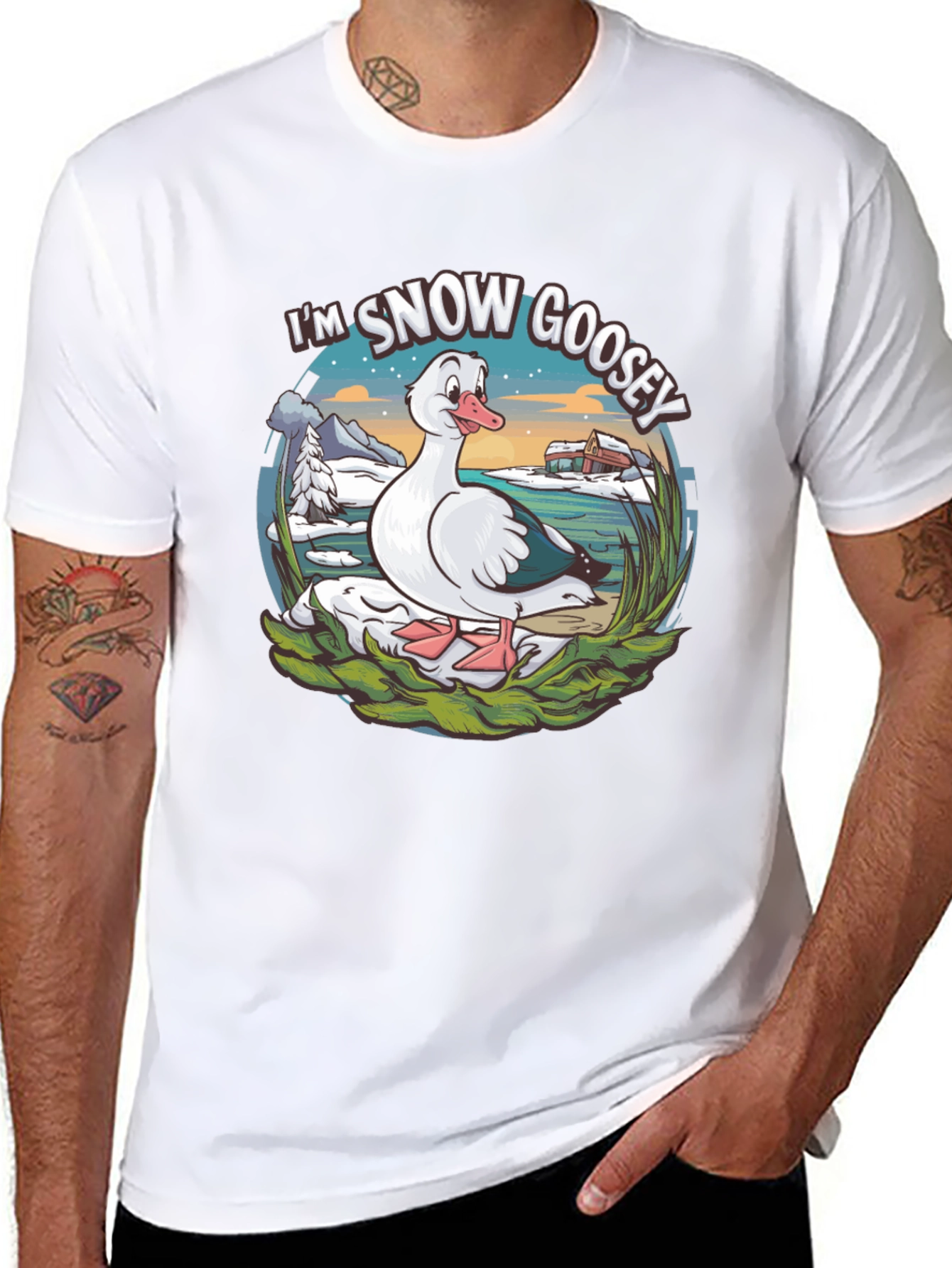 Im Snow Goosey Black T-Shirt