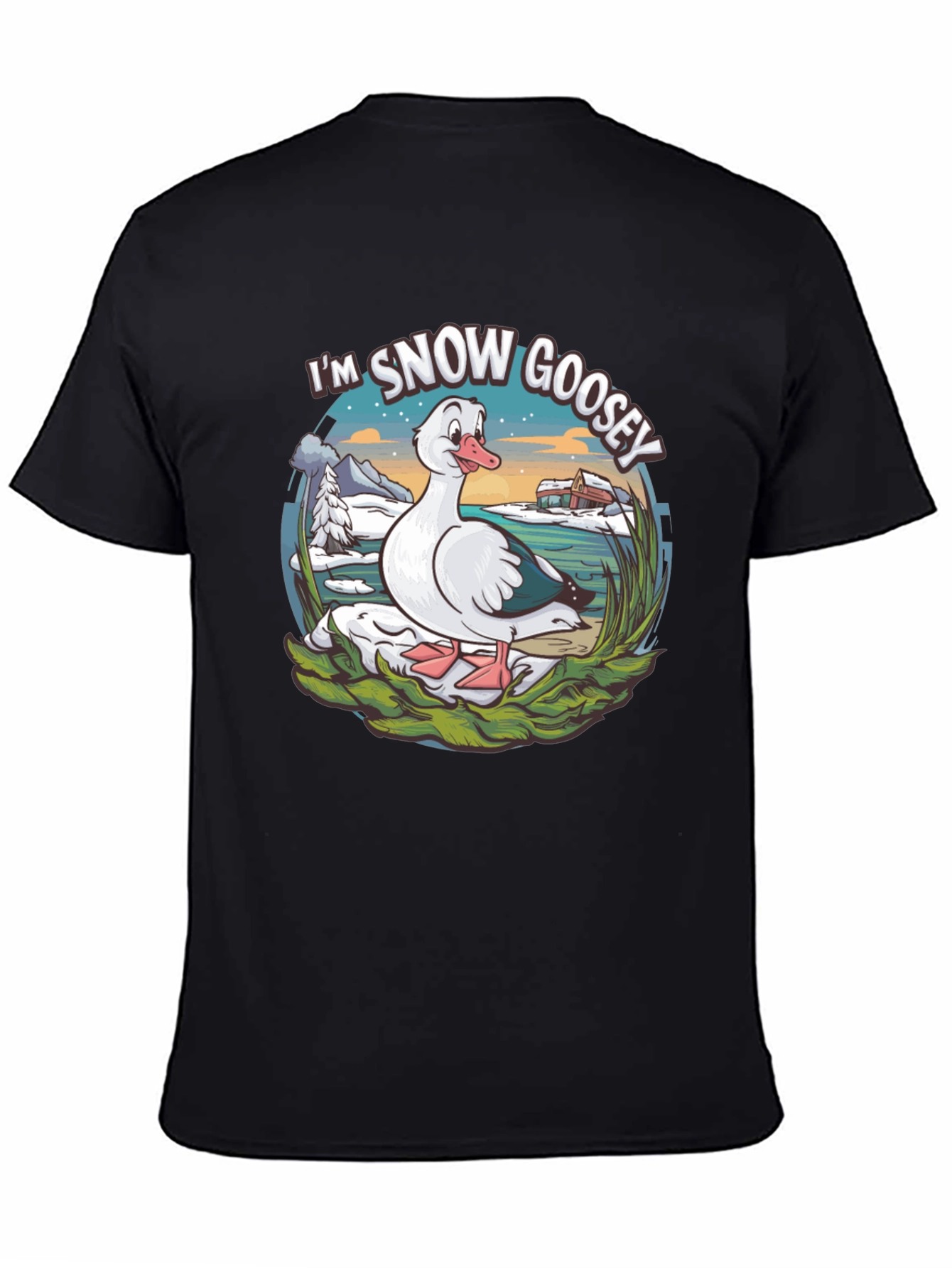 Im Snow Goosey Black T-Shirt