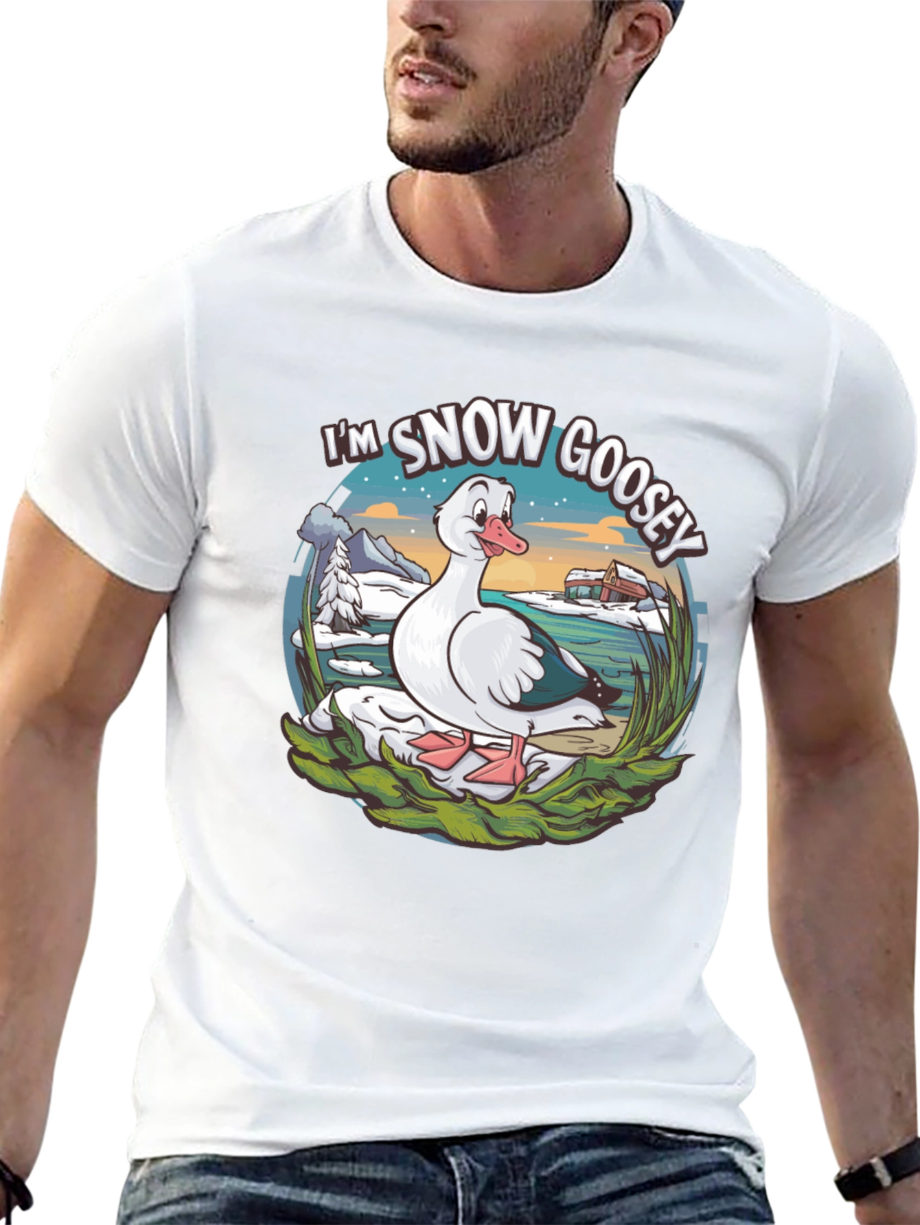 Im Snow Goosey Black T-Shirt