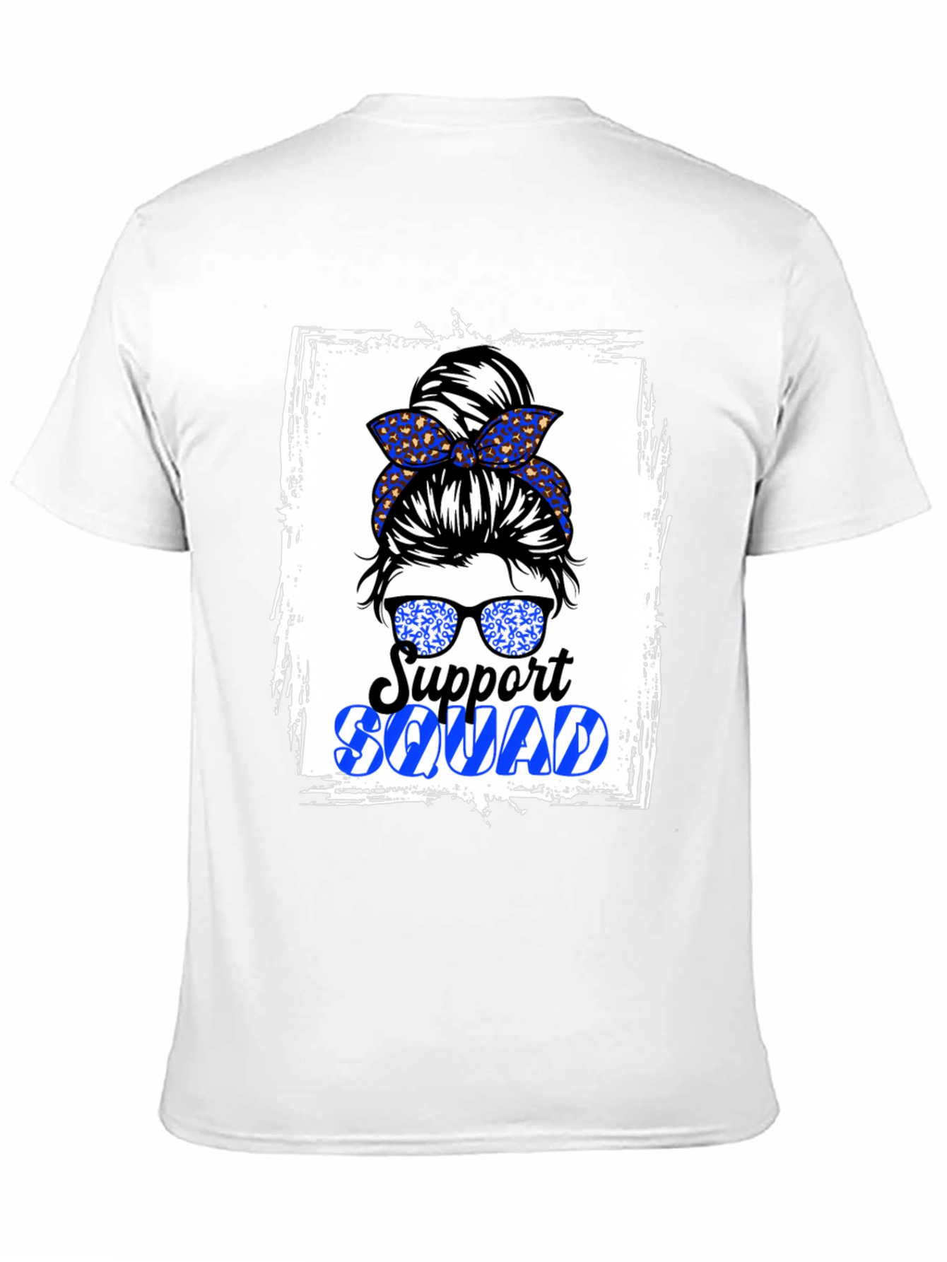 Support Squad Messy Bun Graphic Tee