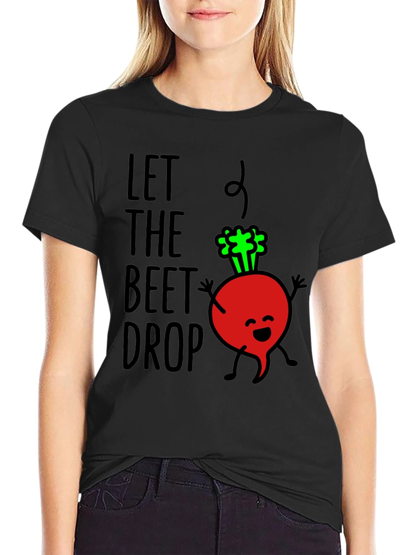 Let The Beet Drop Funny Graphic Tee
