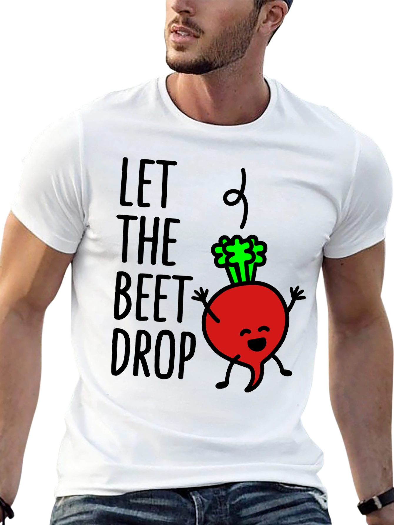 Let The Beet Drop Funny Graphic Tee