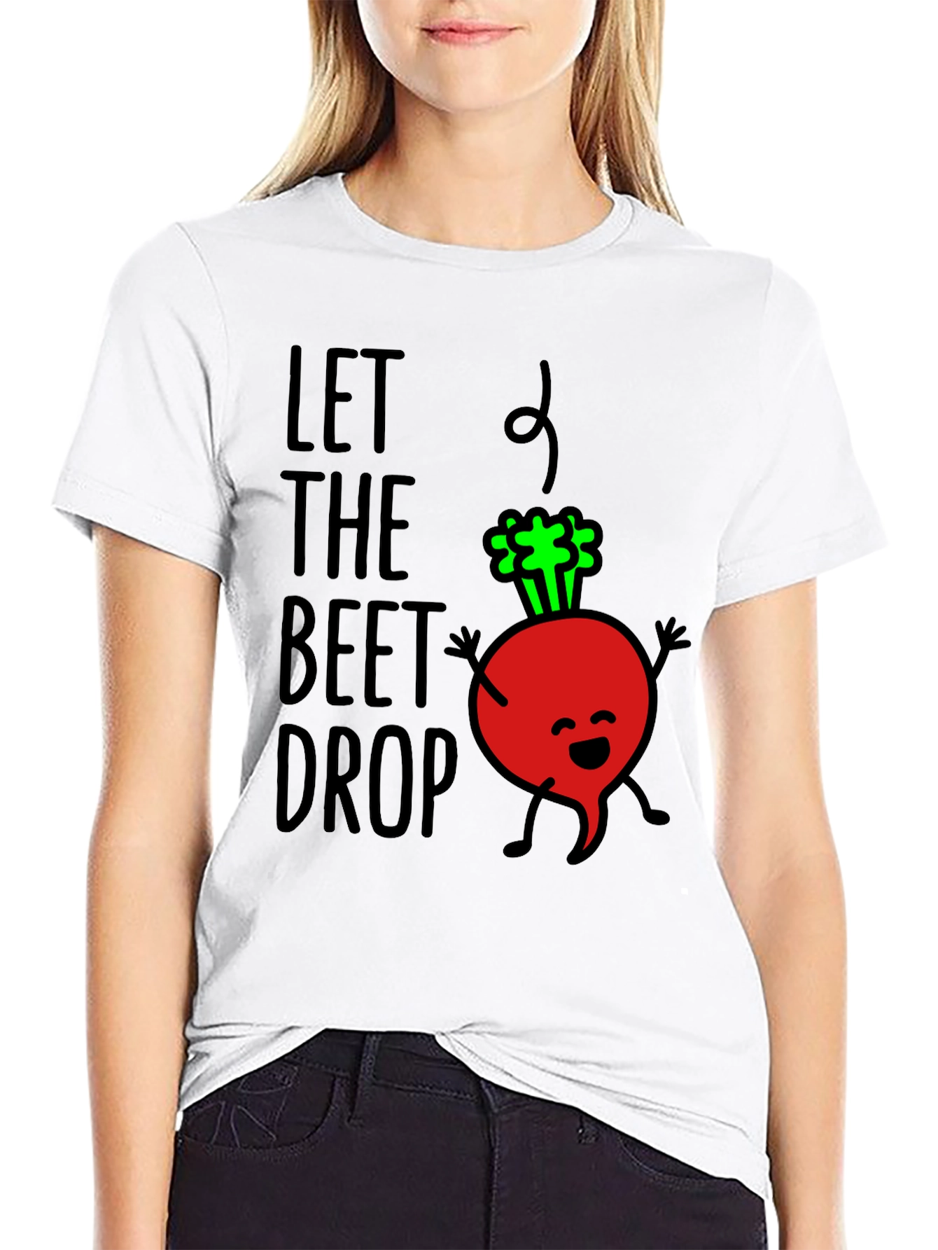 Let The Beet Drop Funny Graphic Tee