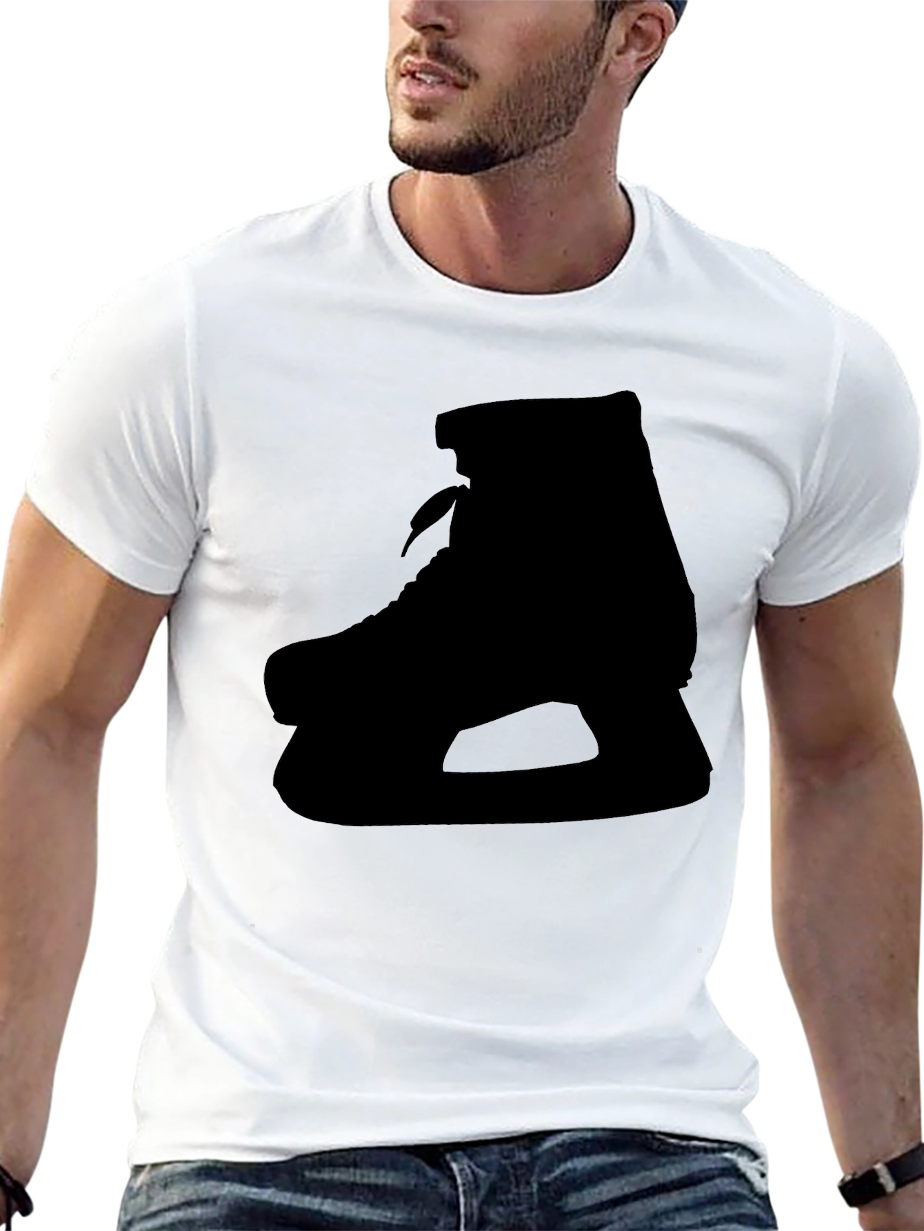 Skate Silhouette T-Shirt - Black