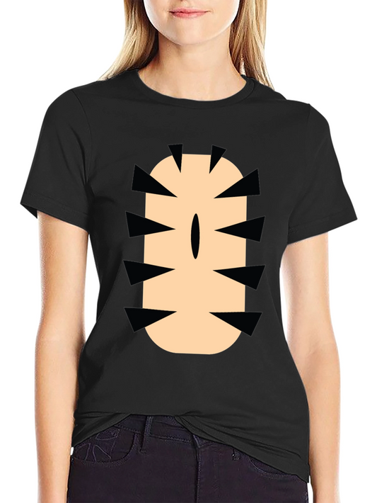 Funny Cartoon Monster Mouth Graphic Tee