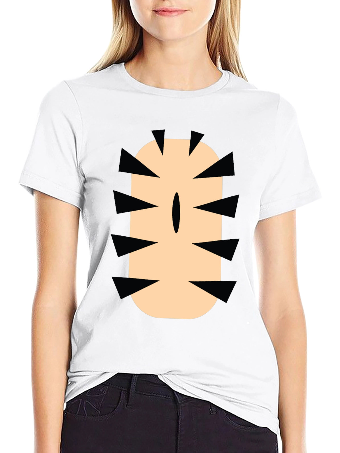 Funny Cartoon Monster Mouth Graphic Tee