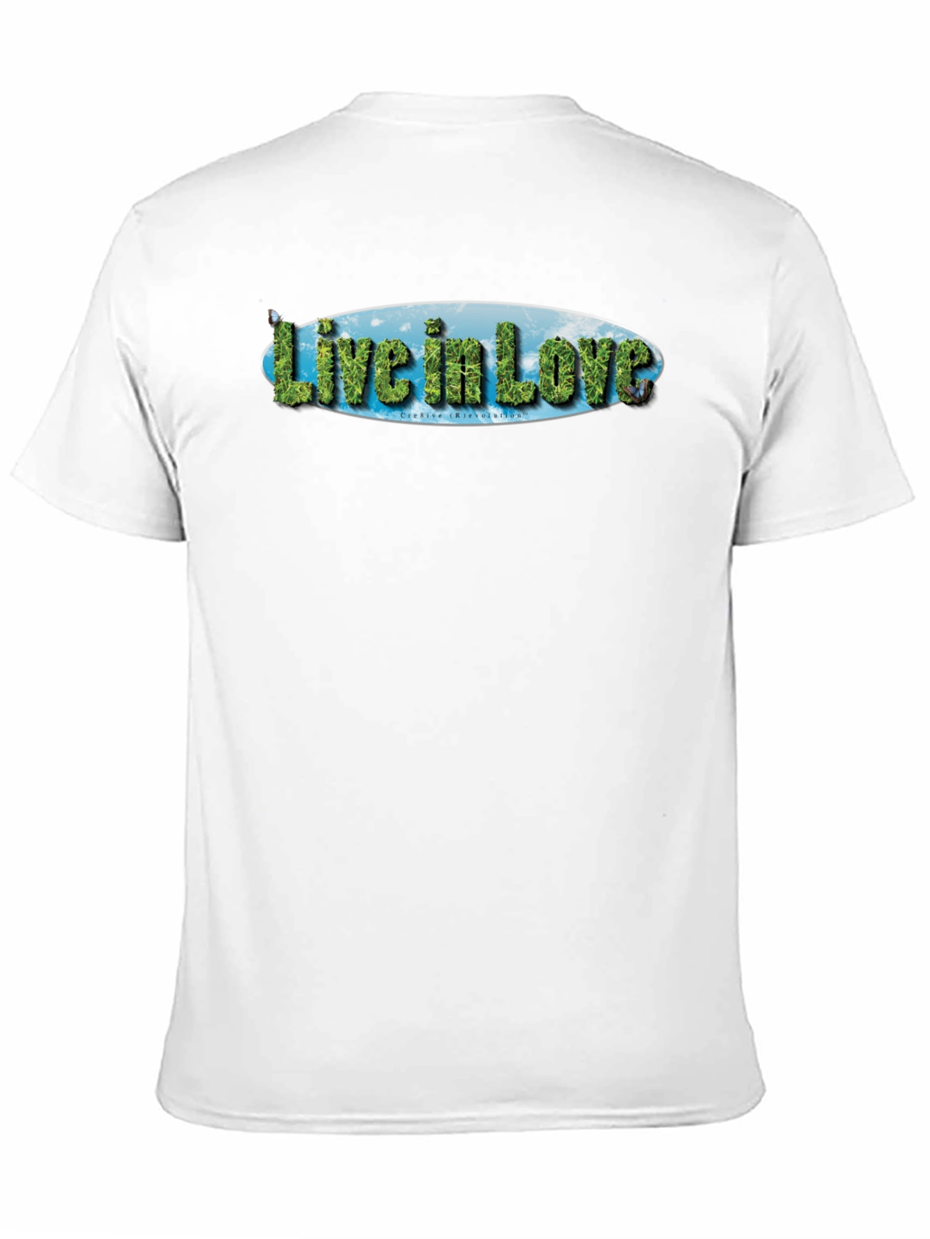 Live in Love Graphic Tee - Black Cotton T-Shirt