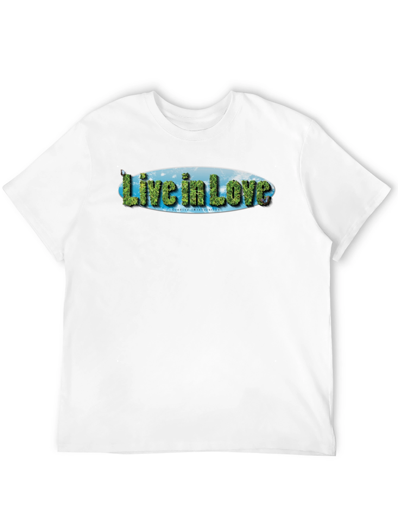 Live in Love Graphic Tee - Black Cotton T-Shirt