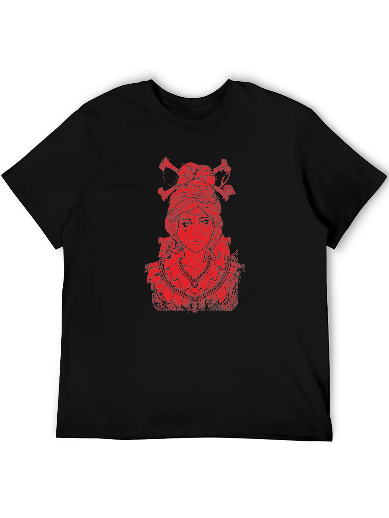 Edgy Red Graphic Tee