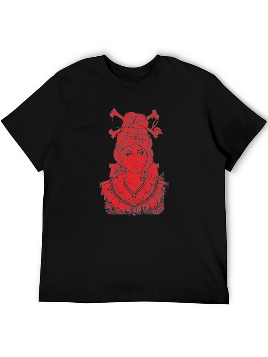 Edgy Red Graphic Tee