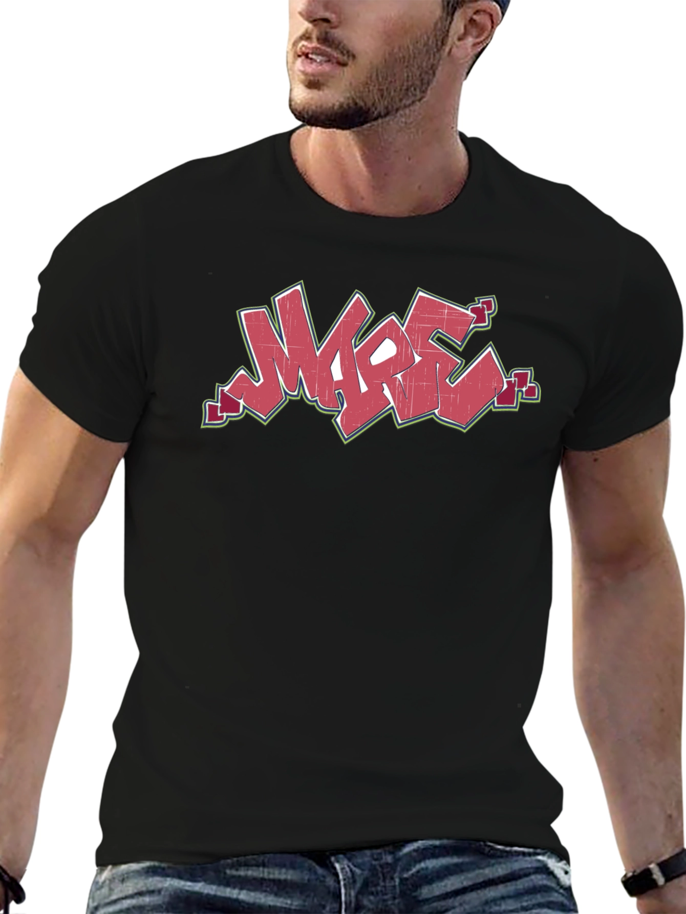 Urban Graphic Tee - Cool Graffiti Style Print