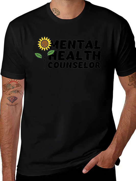 Mental Health Counselor Sunflower T-Shirt