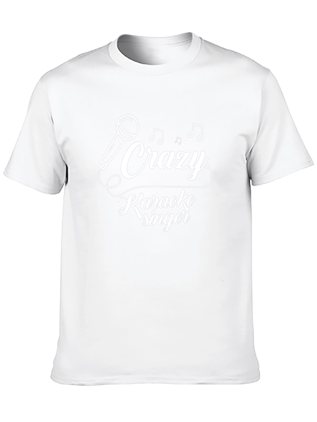 Crazy Karaoke Singer Graphic Tee