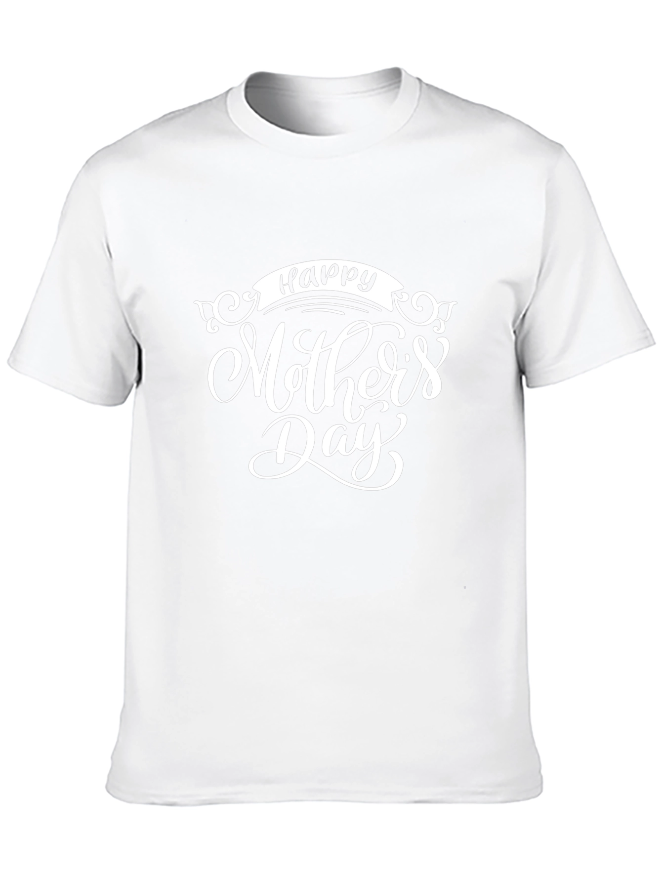 Happy Mothers Day T-Shirt - Black Holiday Tee