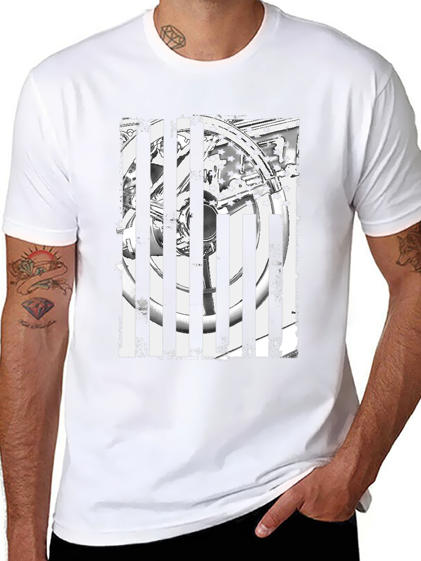 Patriotic Wheel T-Shirt