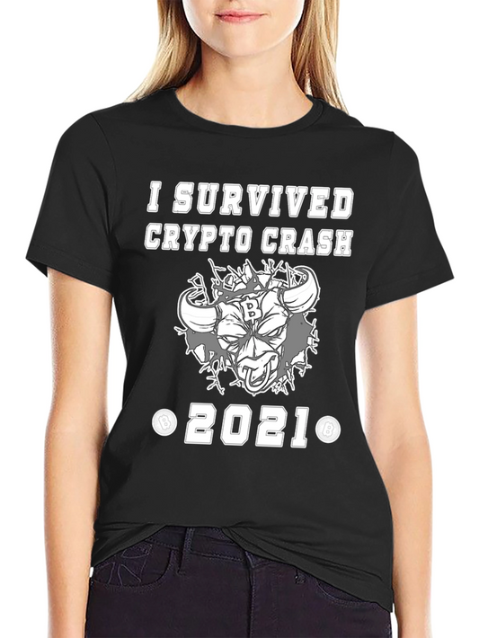 Crypto Crash Survivor 2021 Graphic T-Shirt