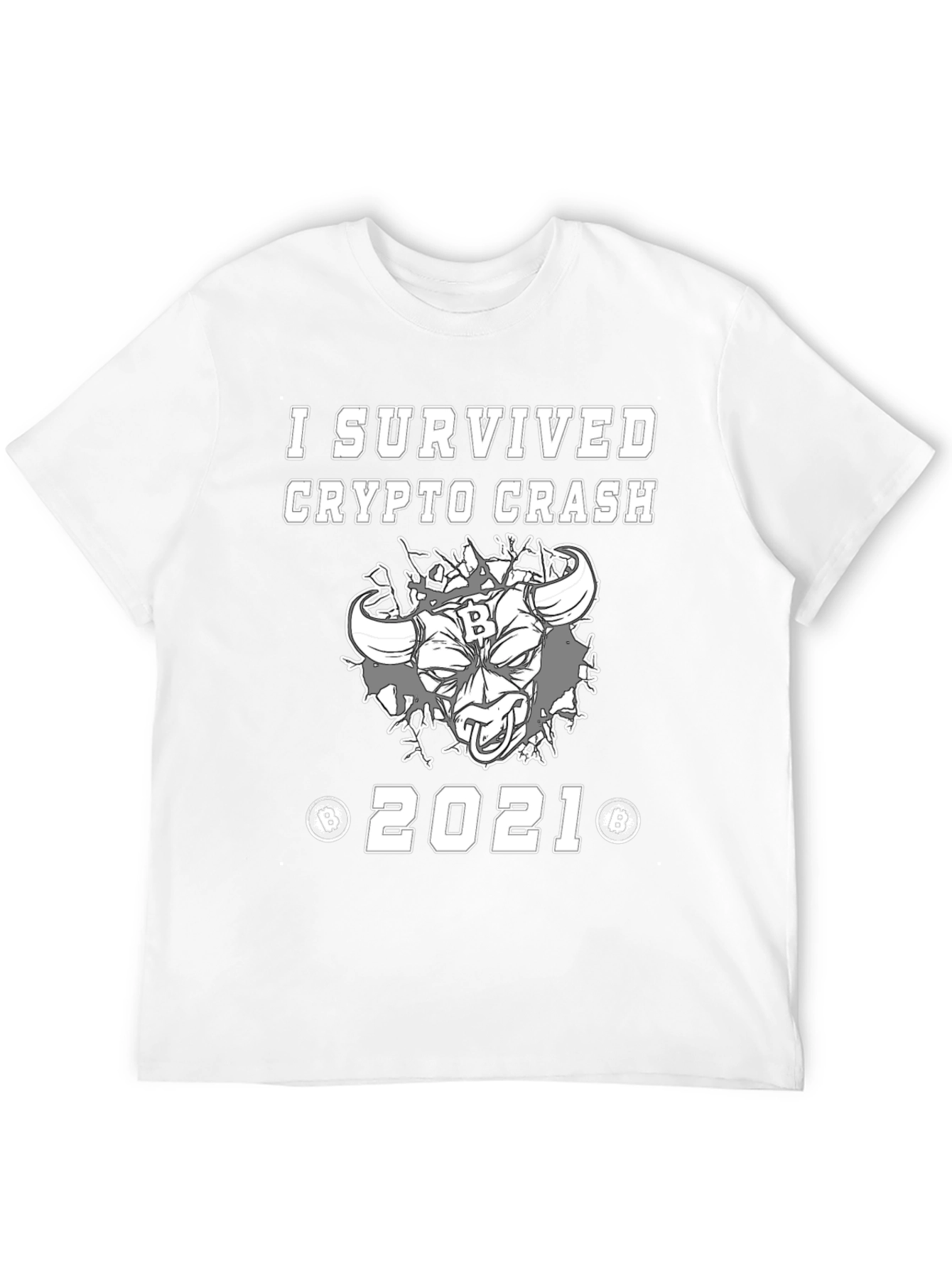 Crypto Crash Survivor 2021 Graphic T-Shirt