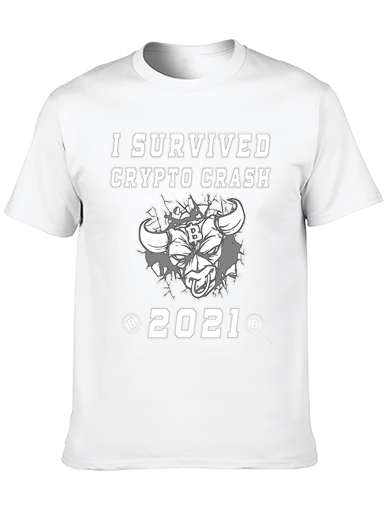 Crypto Crash Survivor 2021 Graphic T-Shirt