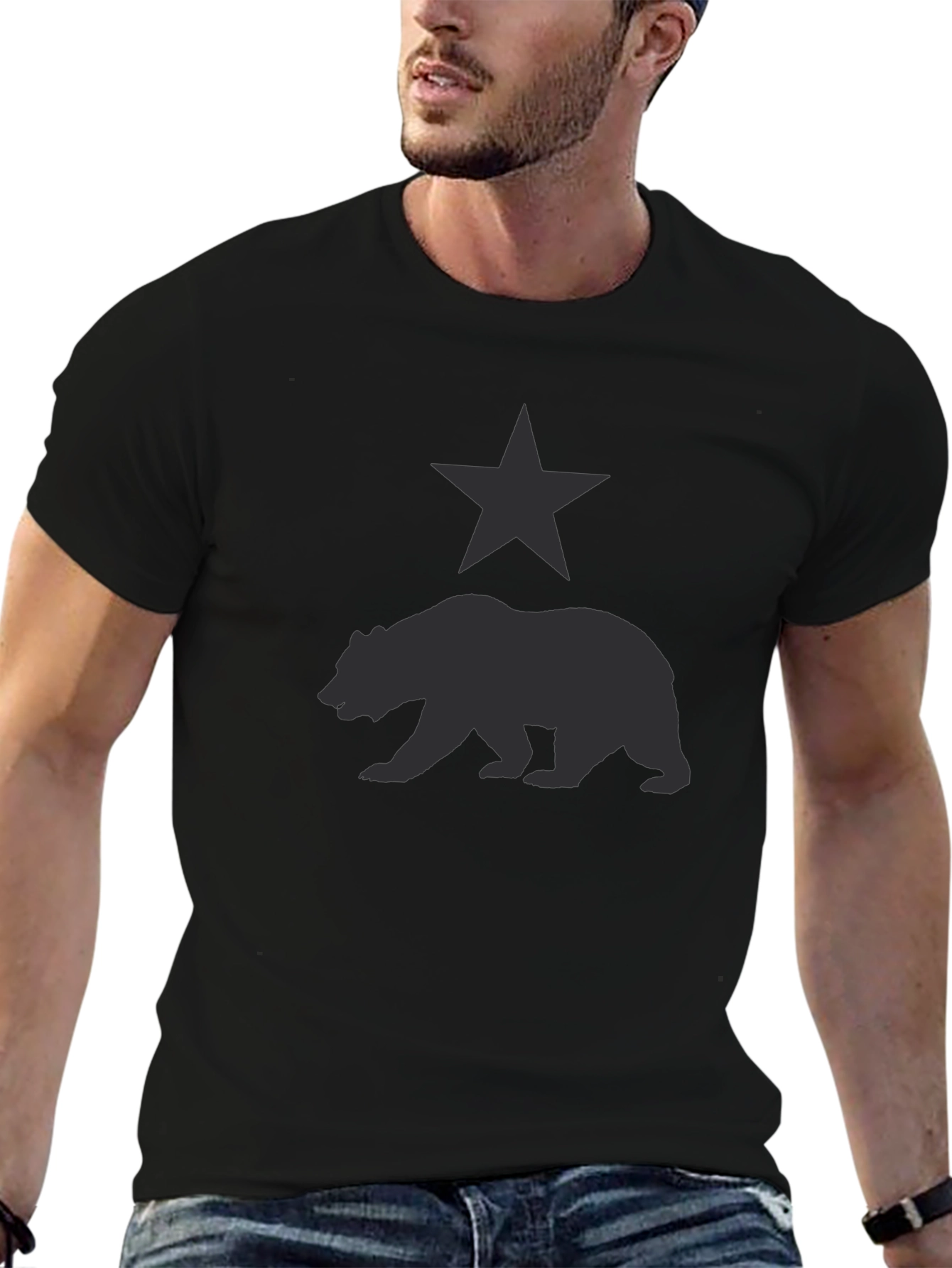 California Bear Star T-Shirt - Classic State Pride
