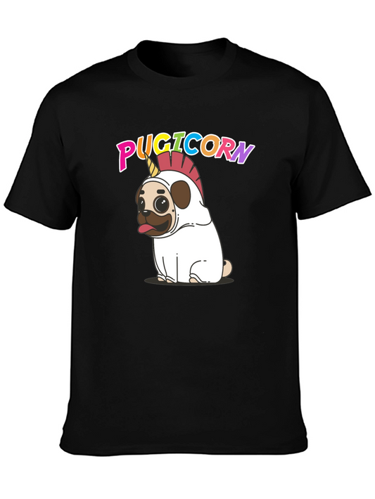 Pugicorn T-Shirt - Novelty Pug Unicorn Design