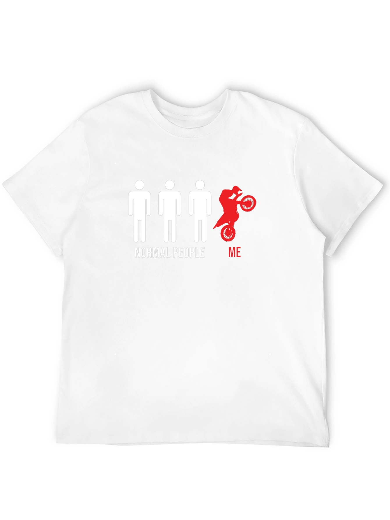 Normal People Me Motocross T-Shirt