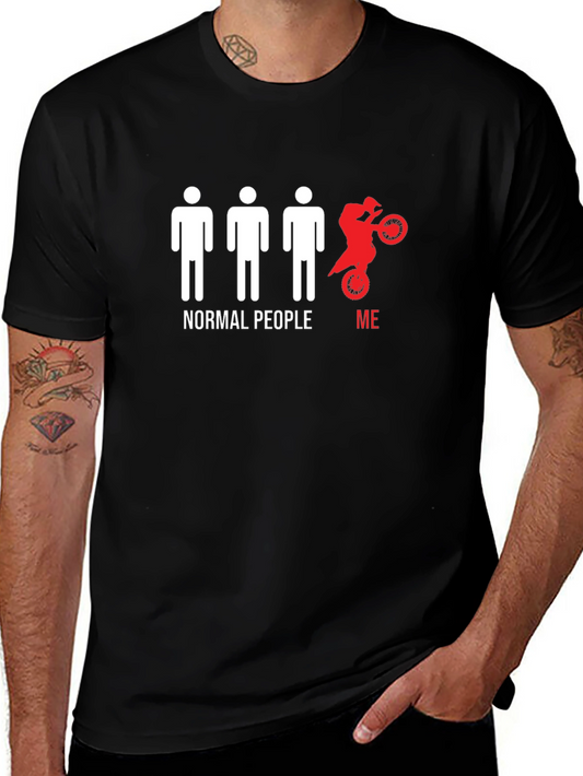 Normal People Me Motocross T-Shirt