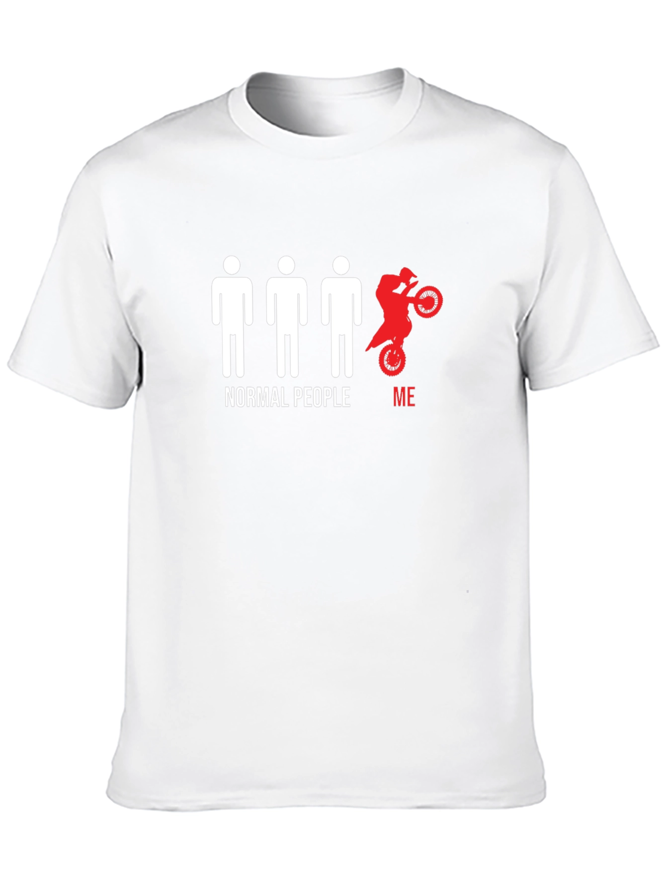 Normal People Me Motocross T-Shirt