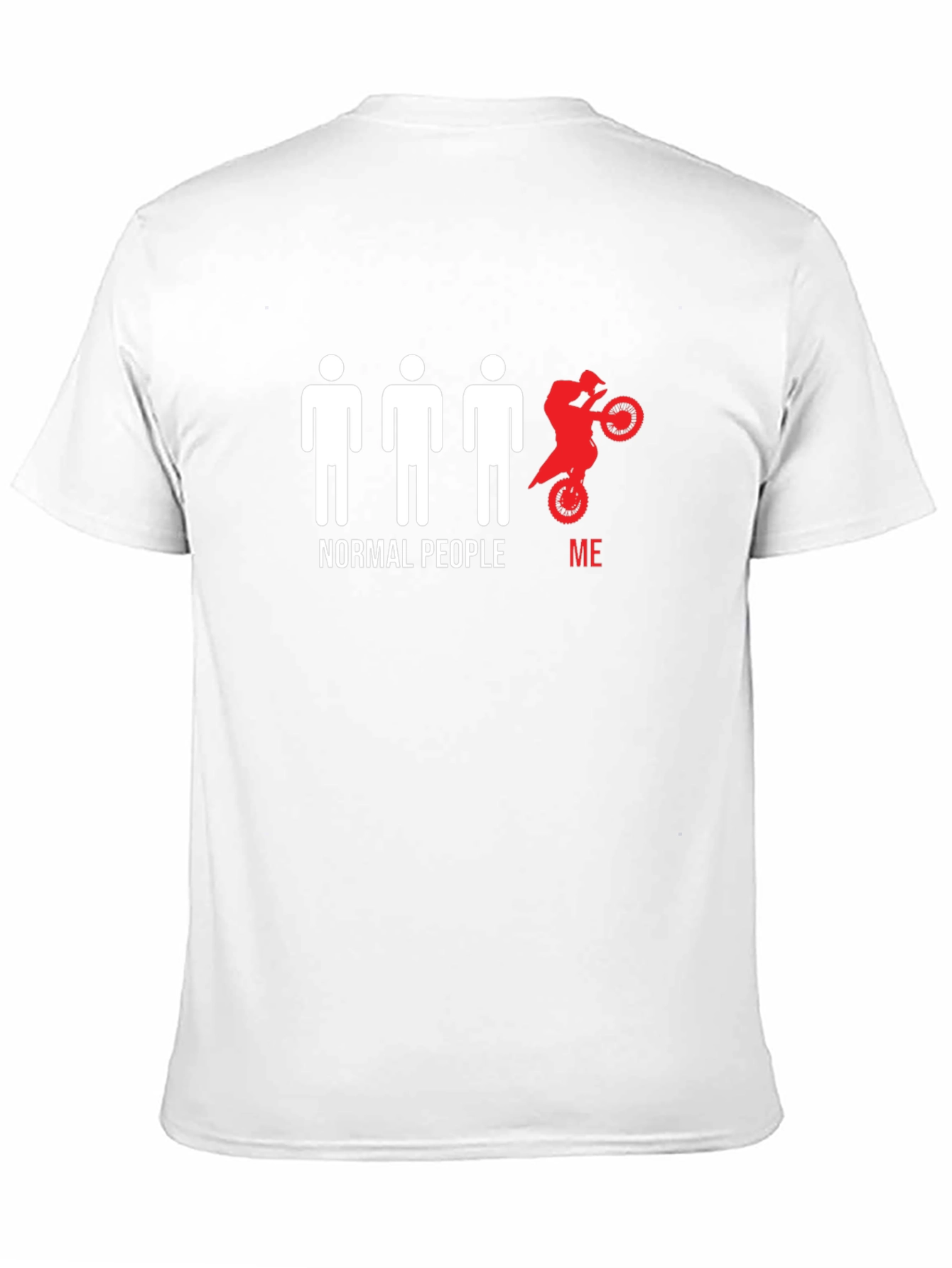 Normal People Me Motocross T-Shirt