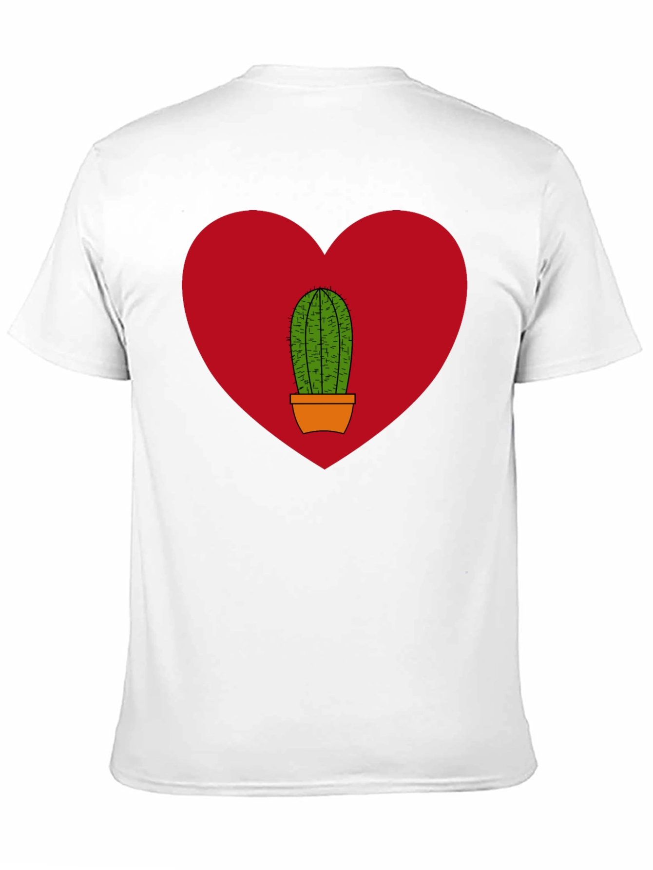 Cactus Heart Graphic Tee - Black