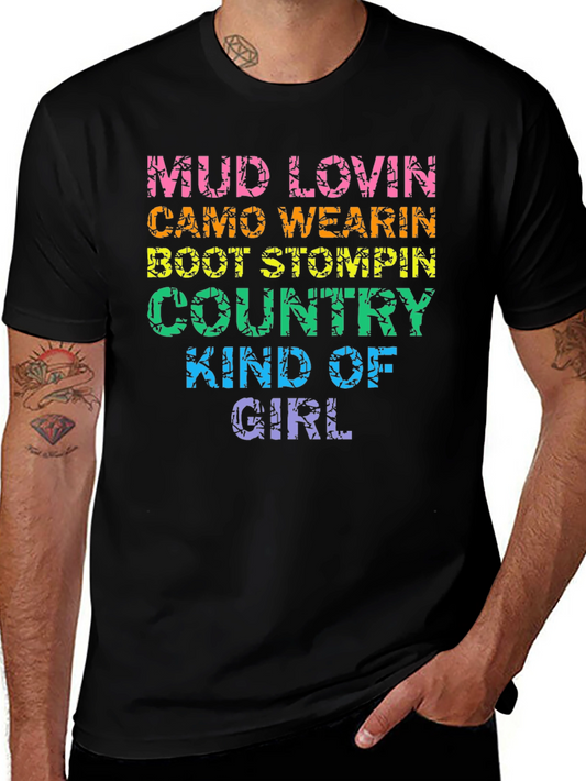 Mud Lovin Country Girl Graphic T-Shirt