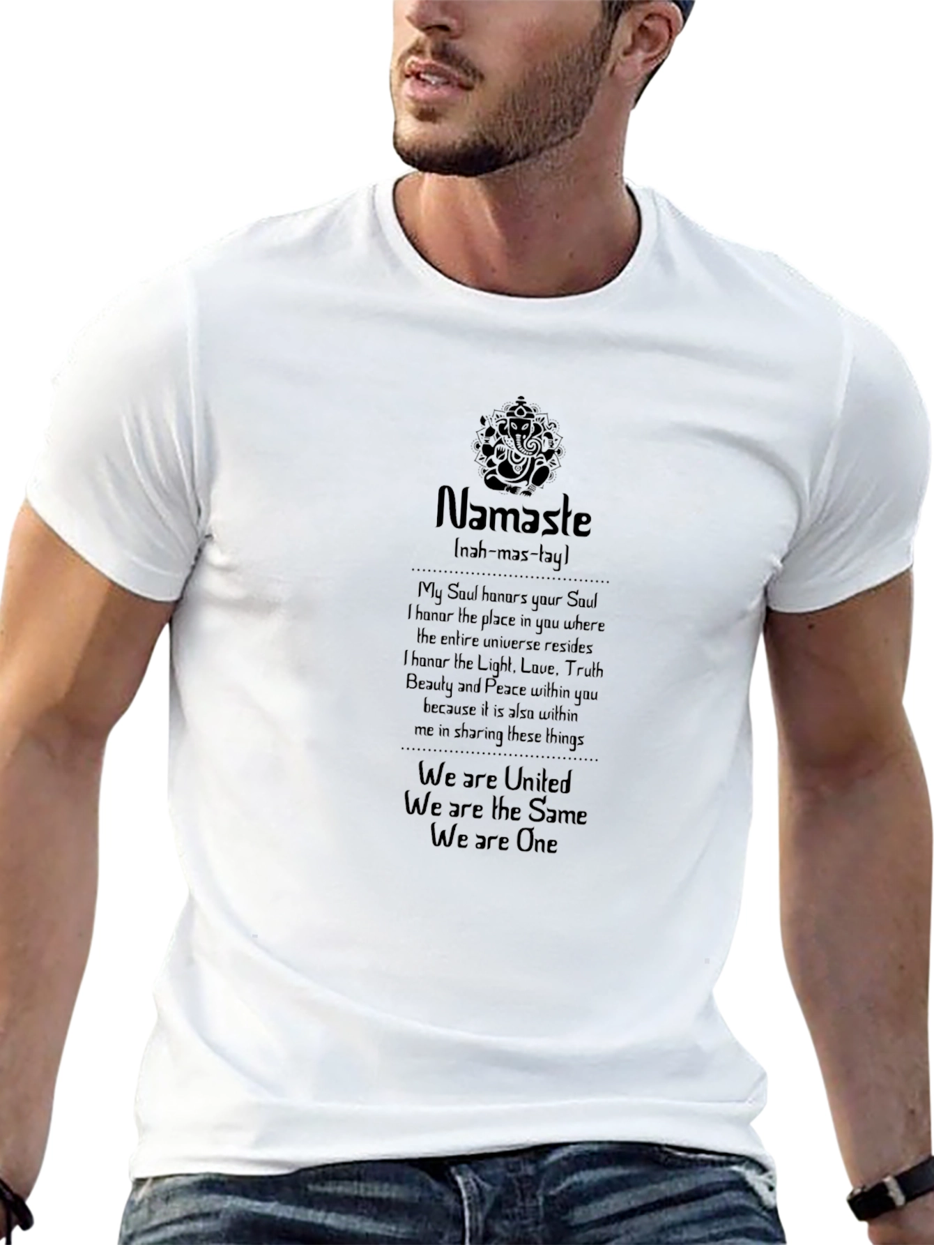 Namaste T-Shirt - United We Are One