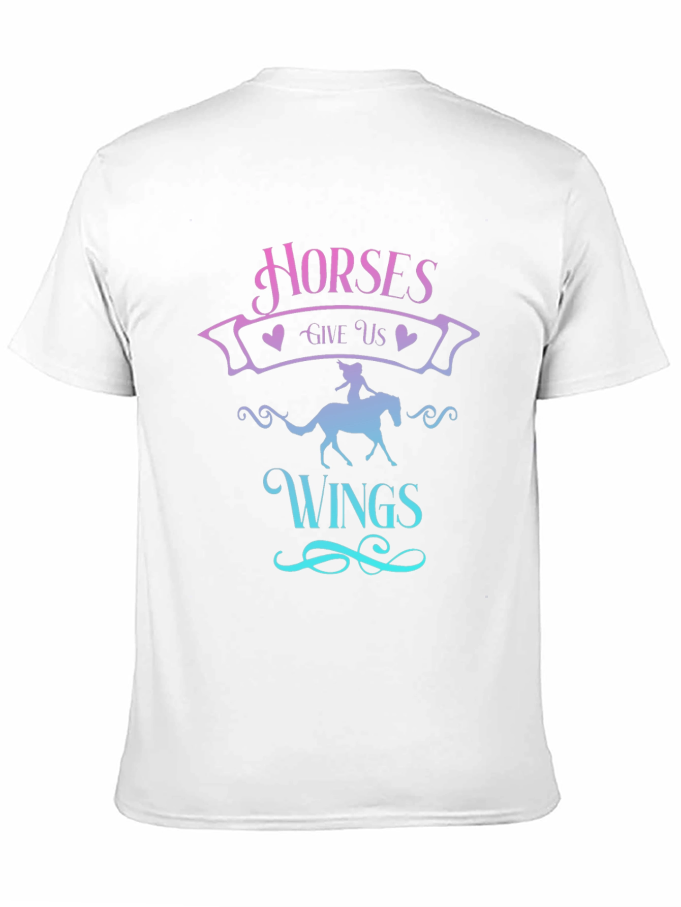 Horses Give Us Wings Graphic T-Shirt