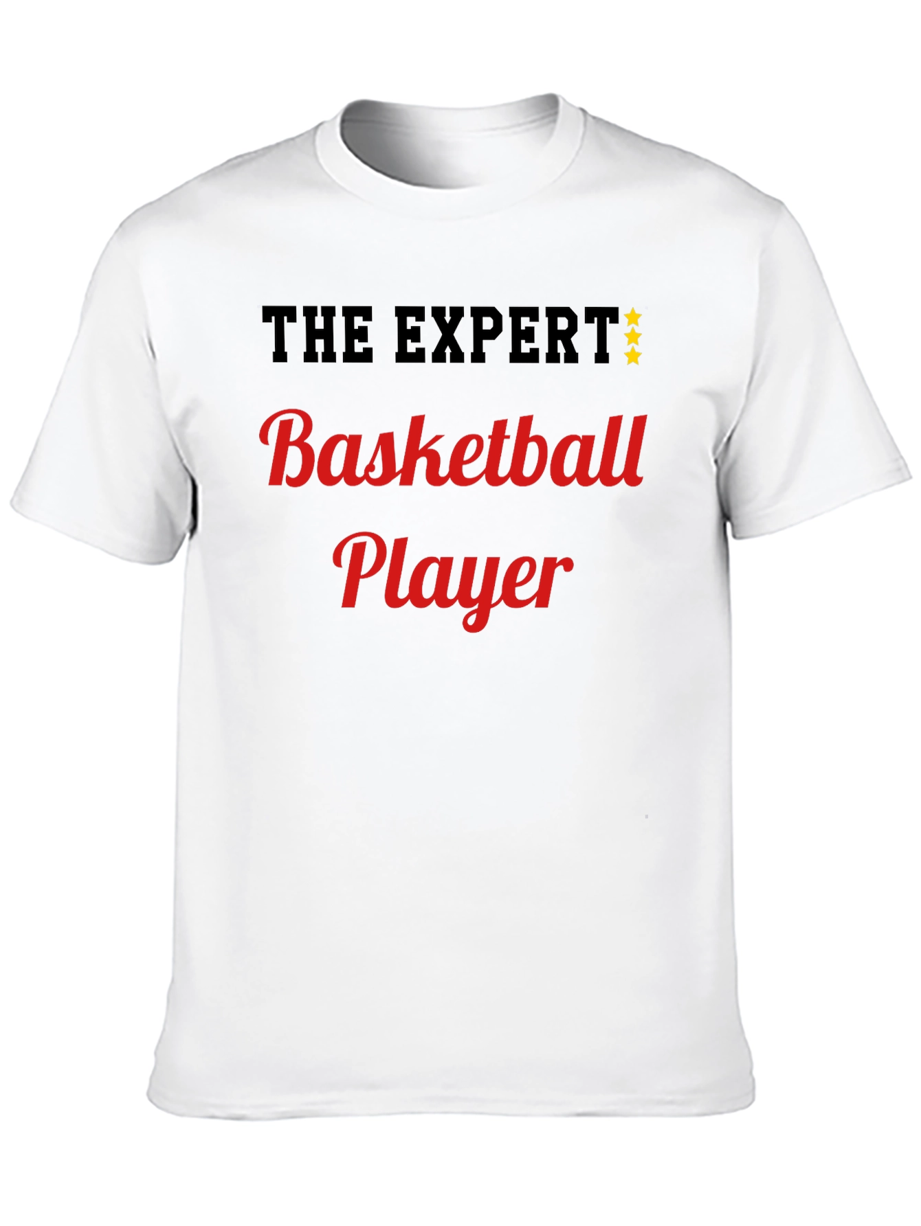 Basketball Expert T-Shirt Black Graphic Tee
