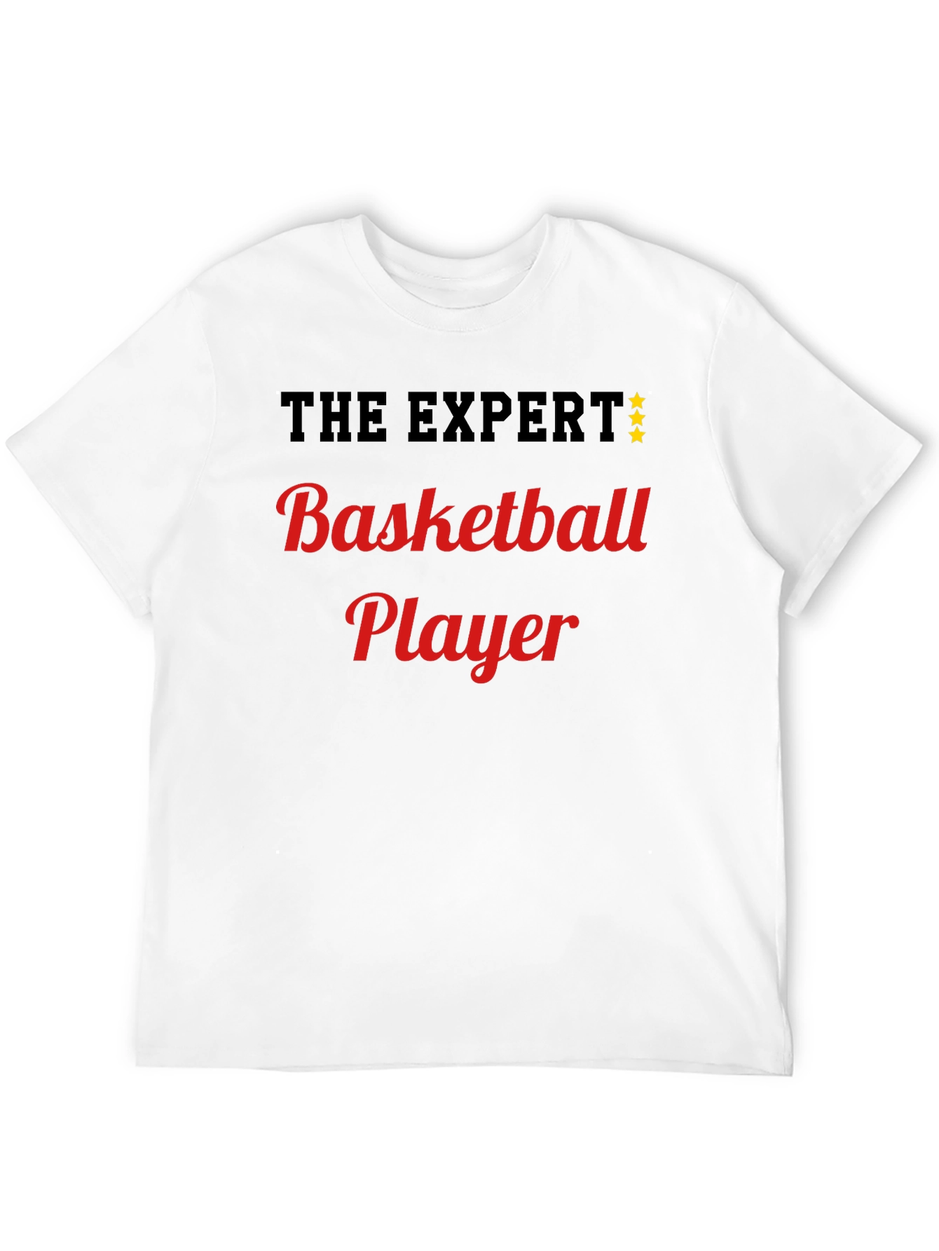 Basketball Expert T-Shirt Black Graphic Tee