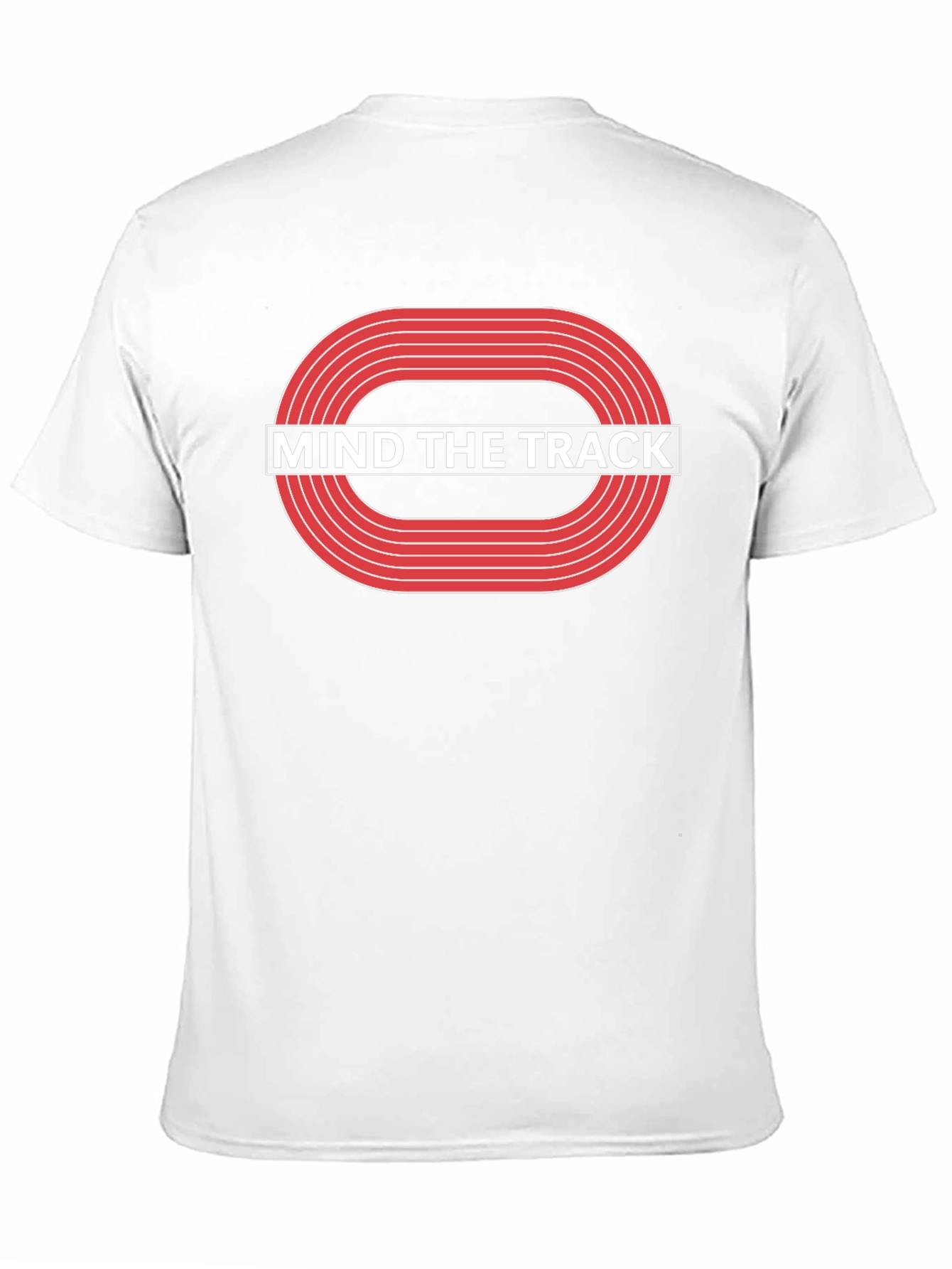 Mind The Track Black Graphic Tee