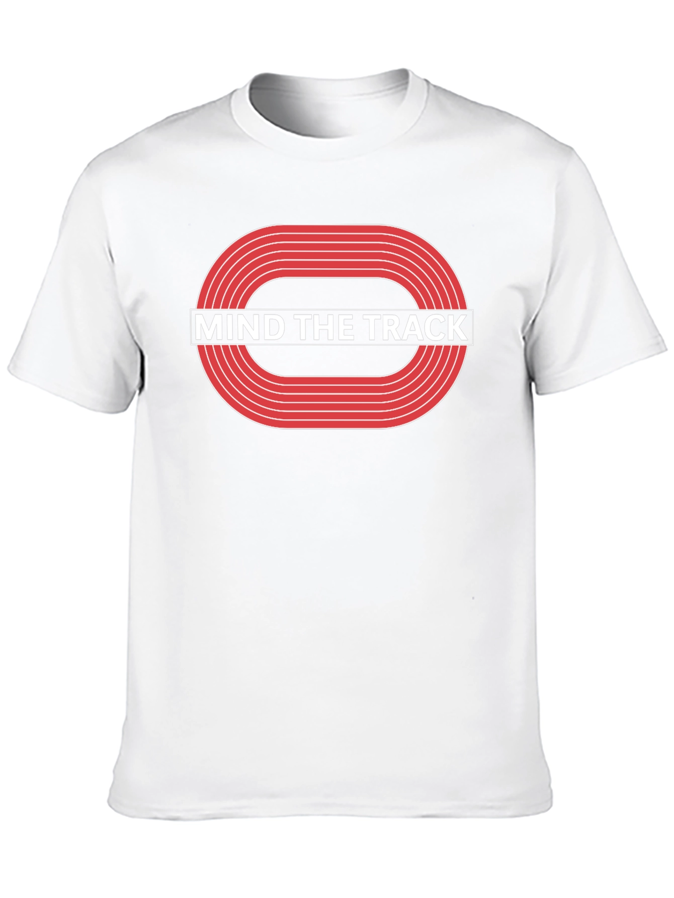 Mind The Track Black Graphic Tee