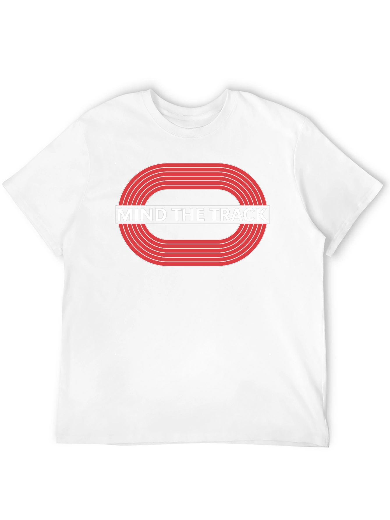 Mind The Track Black Graphic Tee
