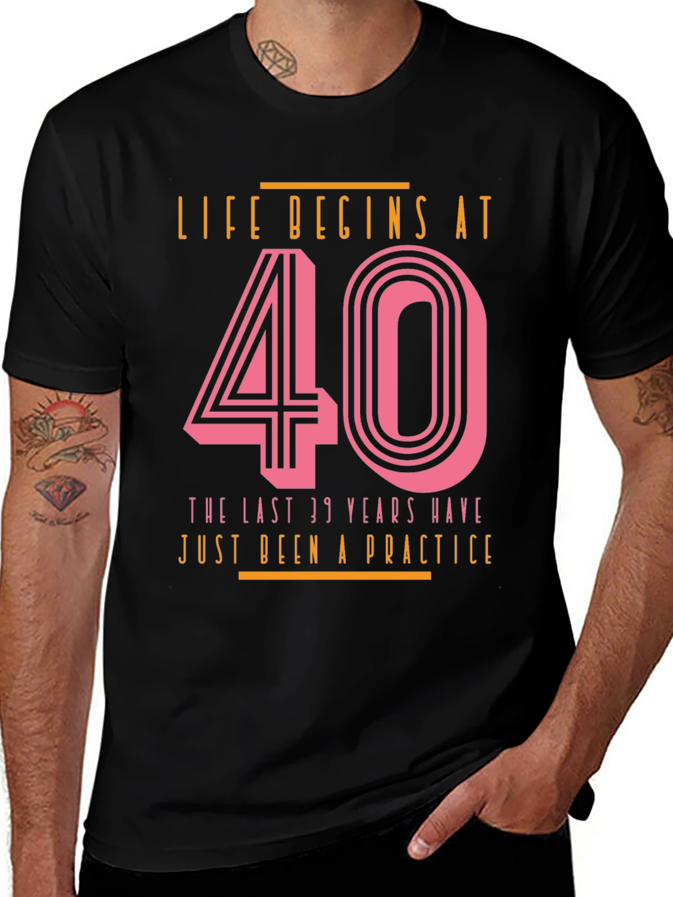 Life Begins at 40 T-Shirt