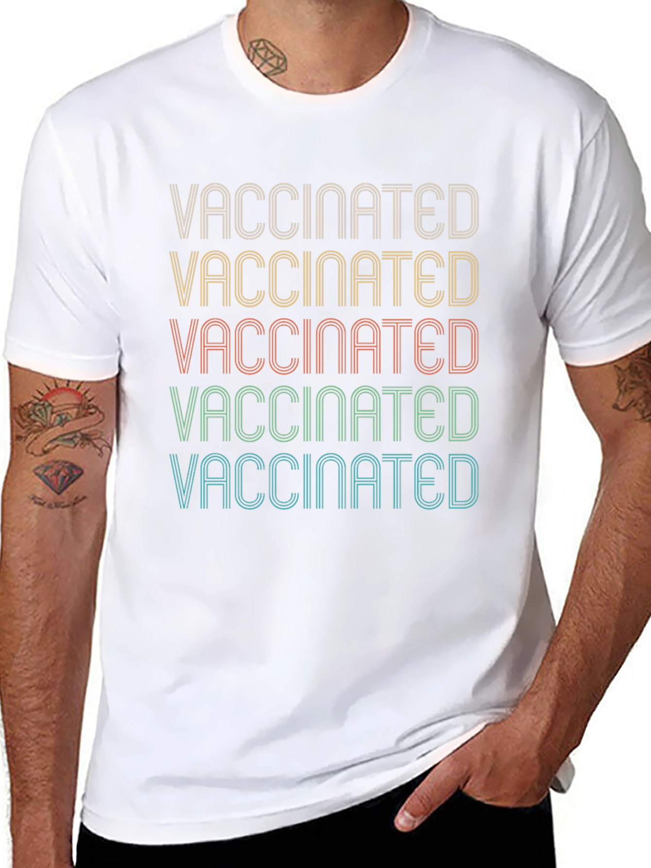 Vaccinated Graphic T-Shirt