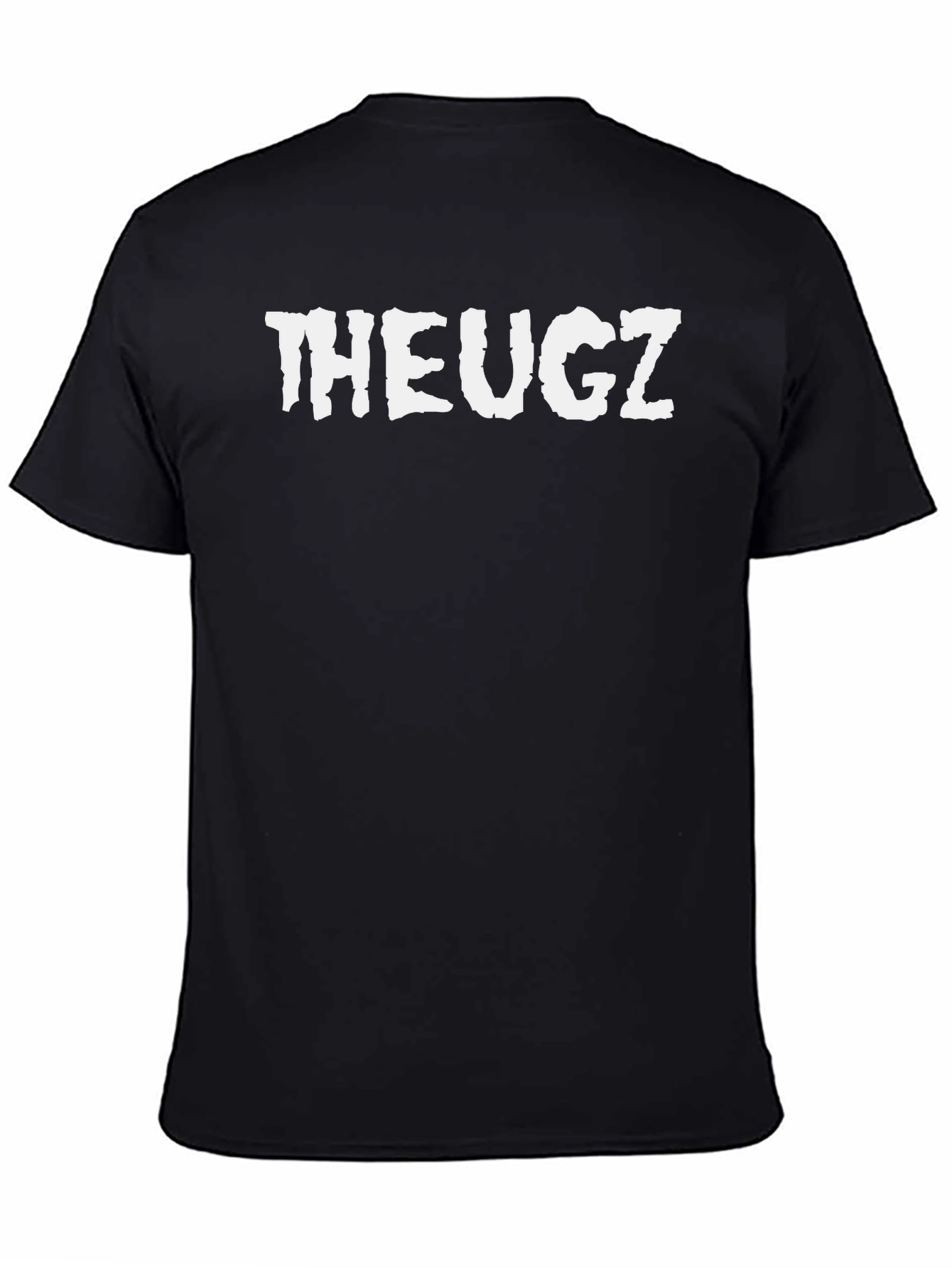 THEUGZ Graphic Tee - Mens Black Cotton T-Shirt